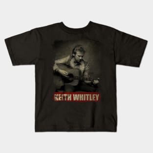 TEXTURE ART-Keith Whitley - RETRO STYLE 1 Kids T-Shirt